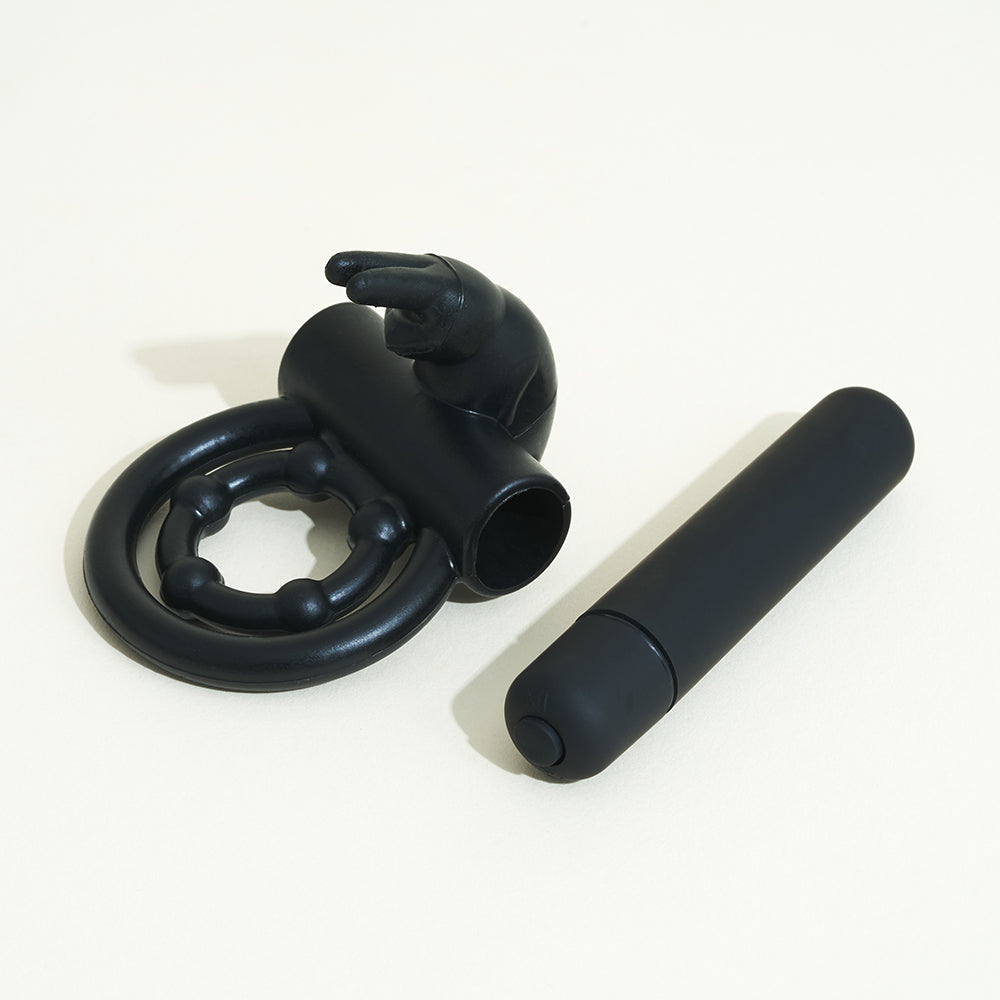 passage-du-d-sir-masterballs-double-cockring-vibrant-lapin-silicone-2 image 1