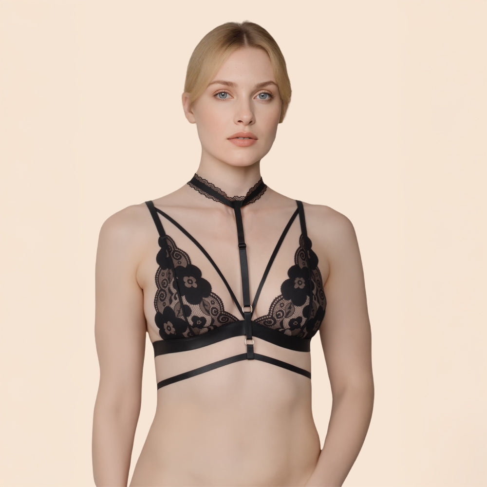 passage-du-d-sir-cam-lia-soutien-gorge-harnais-dentelle-noire-s-m image 1