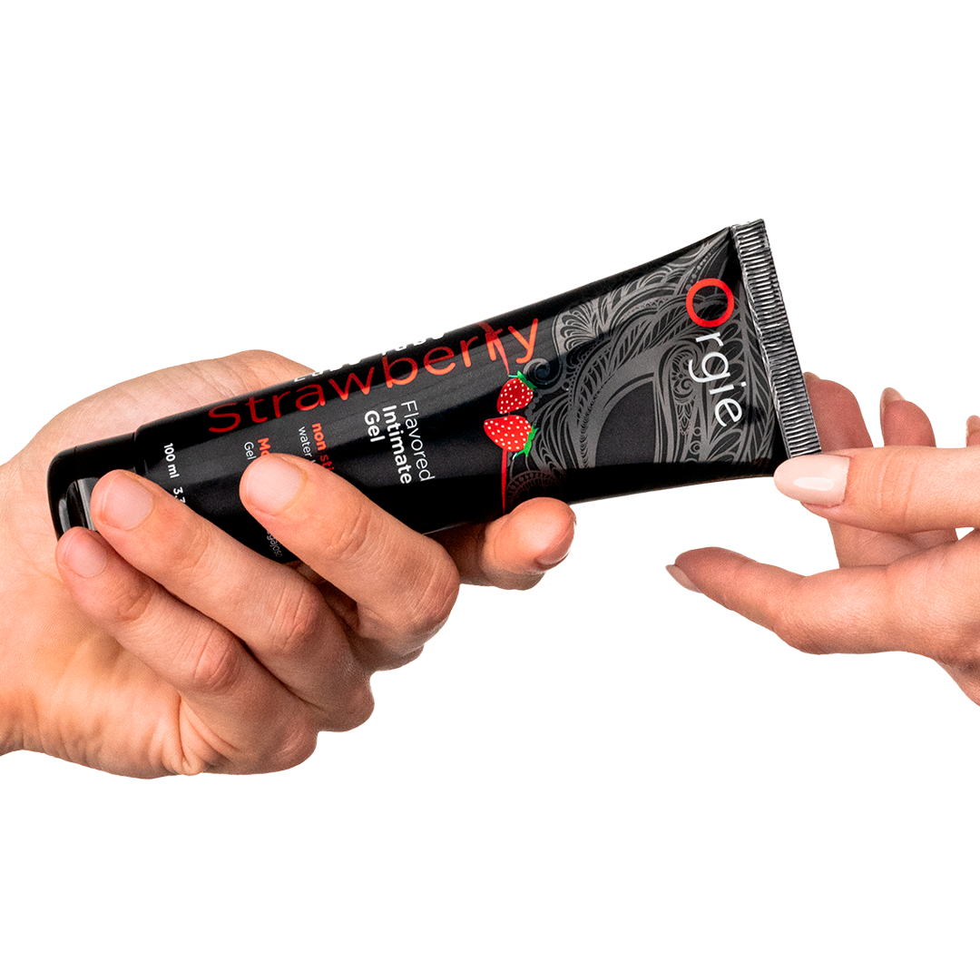 orgie-lube-tube-strawberry-gel-intime-fraise-base-eau image 2