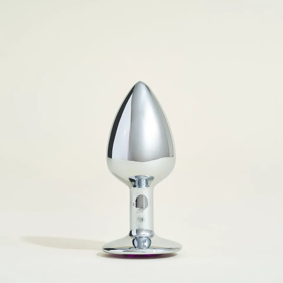 passage-du-d-sir-steel-cristal-plug-anal-m-tal-violet-taille-s image 1
