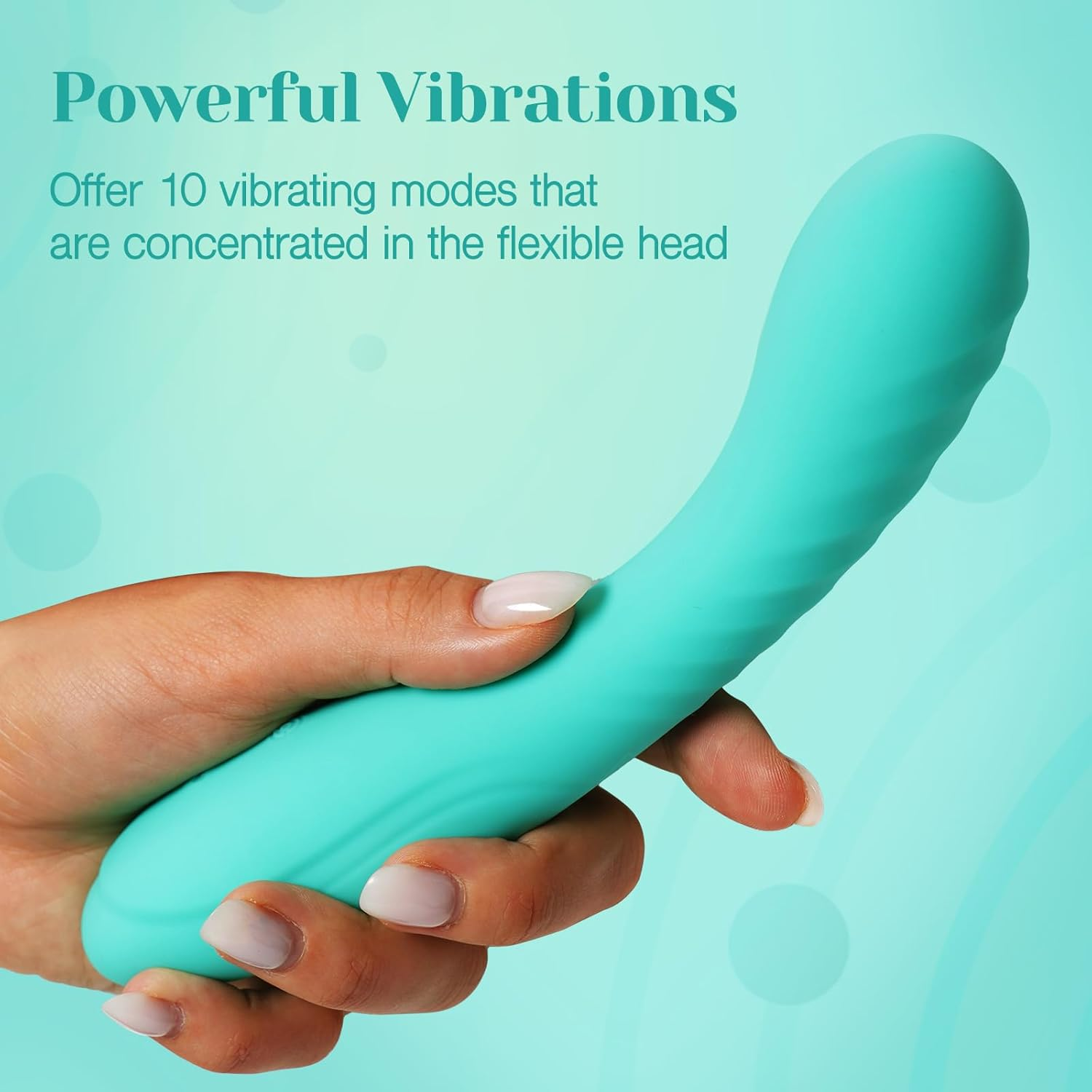 tracy-s-dog-g-vibe-vibromasseur-point-g-teal-10-modes image 6
