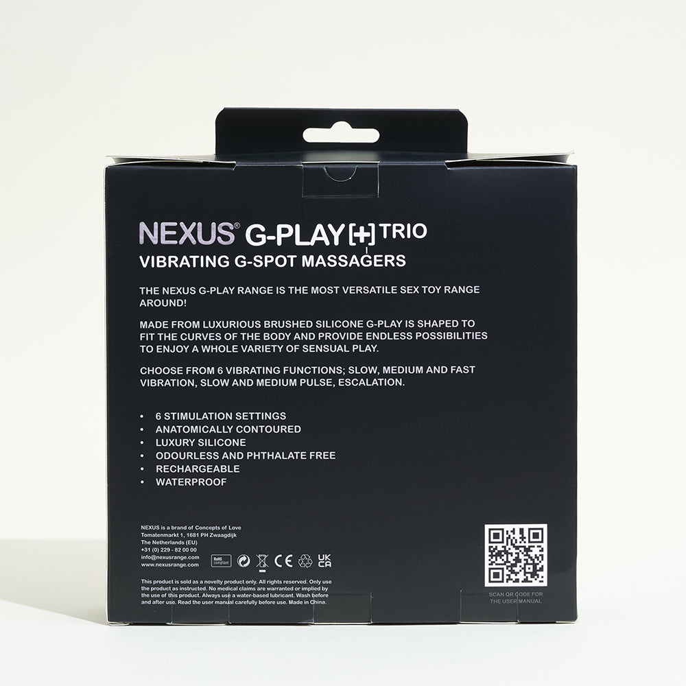 nexus-g-play-trio-plug-anal-vibrant-pack-3-tailles-silicone-2 image 3