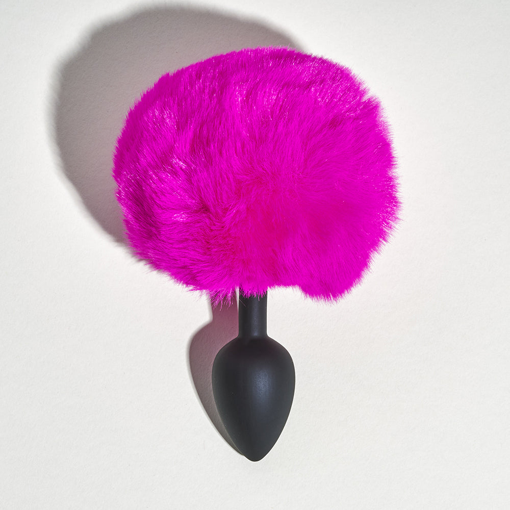 passage-du-d-sir-fonfon-le-courtisan-plug-pompom-silicone-rose image 2