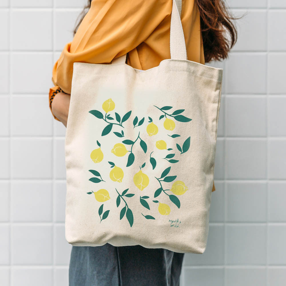 passage-du-d-sir-agathe-sorlet-tote-bag-citron-fruit-41x45-cm image 2