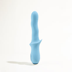 hyyo-honolulu-vibromasseur-ondulant-silicone-bleu-stries image 3