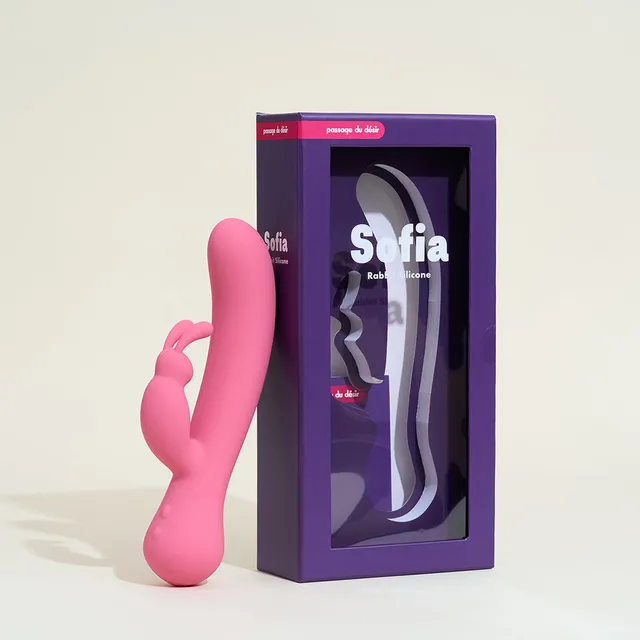 passage-du-d-sir-sofia-rabbit-silicone-vibrant-waterproof-12-cm image 1