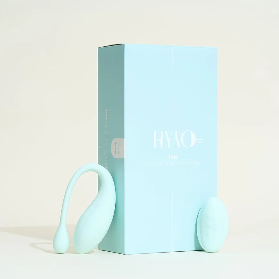 hyyo-tao-oeuf-vibrant-t-l-command-vert-silicone-waterproof image 1