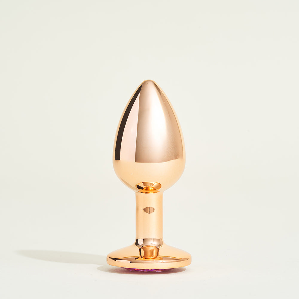 passage-du-d-sir-steel-cristal-plug-anal-m-tal-rose-taille-m image 1