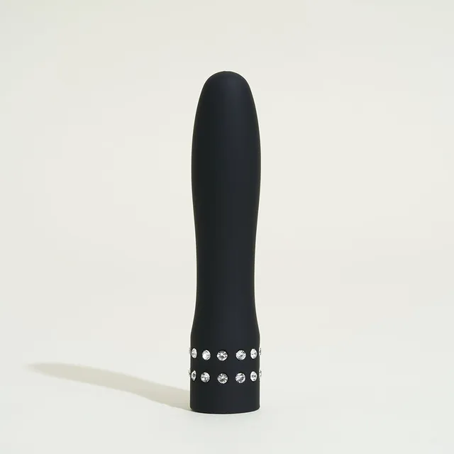 passage-du-d-sir-black-diamond-mini-vibromasseur-noir-strass image 1