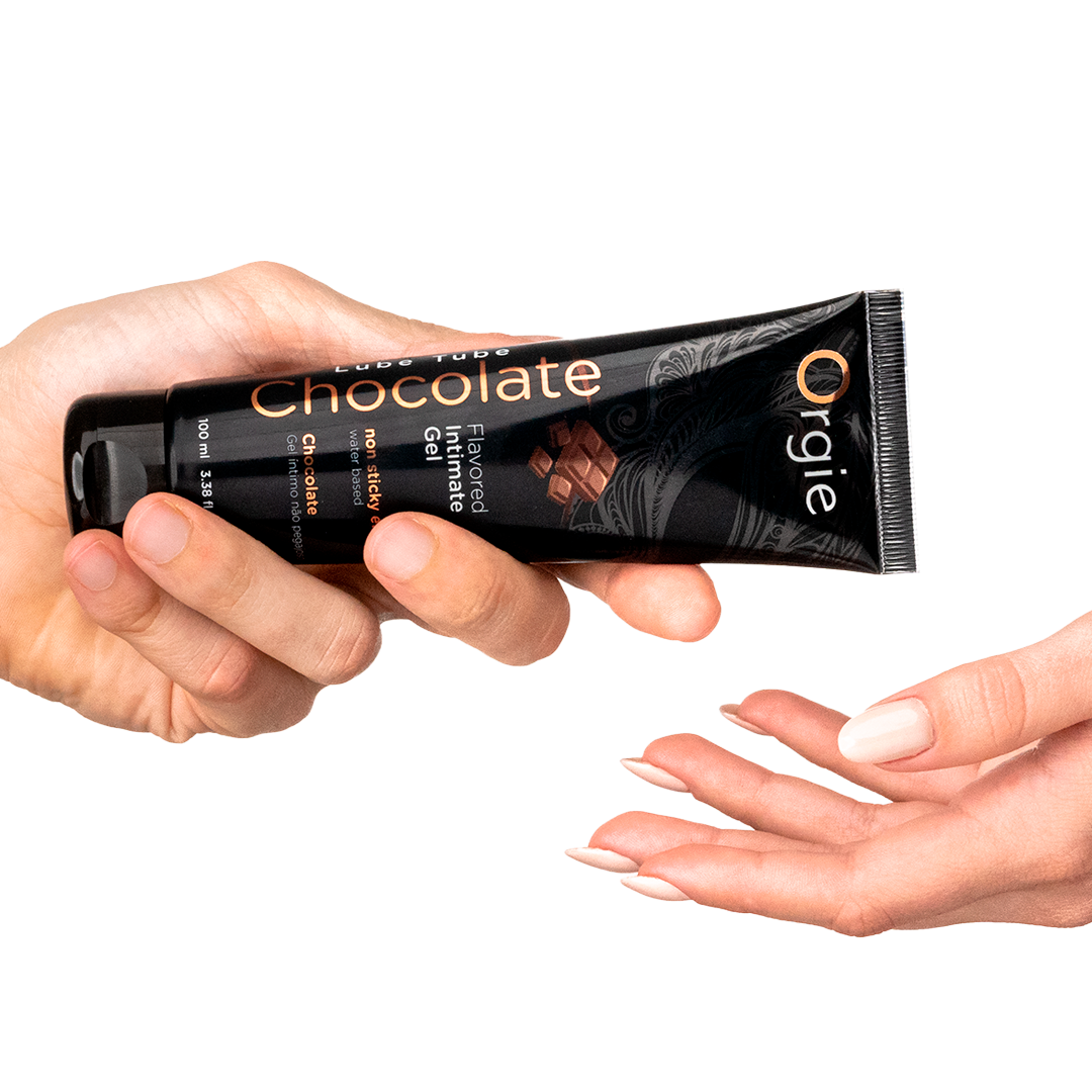 orgie-lube-tube-lubrifiant-chocolat-base-eau-comestible image 2