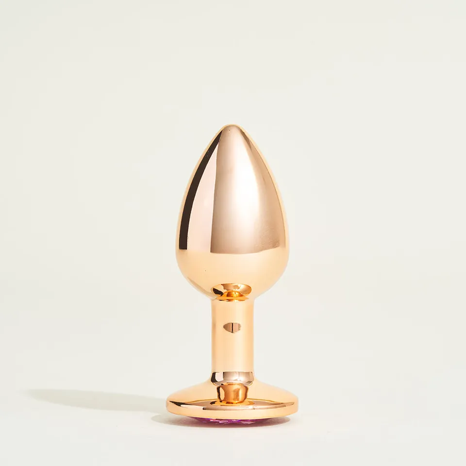 passage-du-d-sir-steel-cristal-plug-anal-m-tal-rose-taille-m image 1