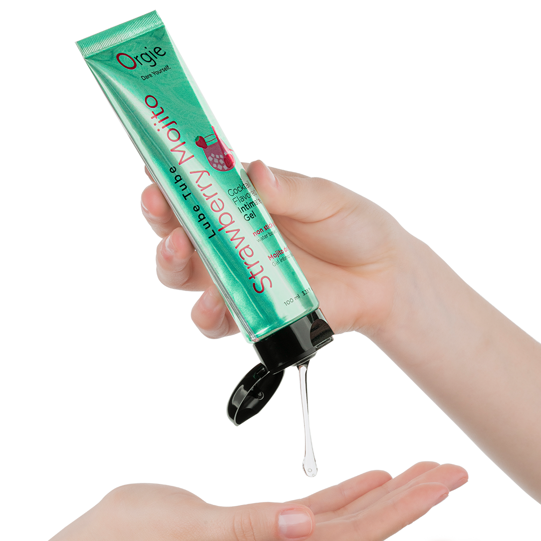 orgie-lube-tube-cocktail-gel-lubrifiant-fraise-mojito-100ml image 2
