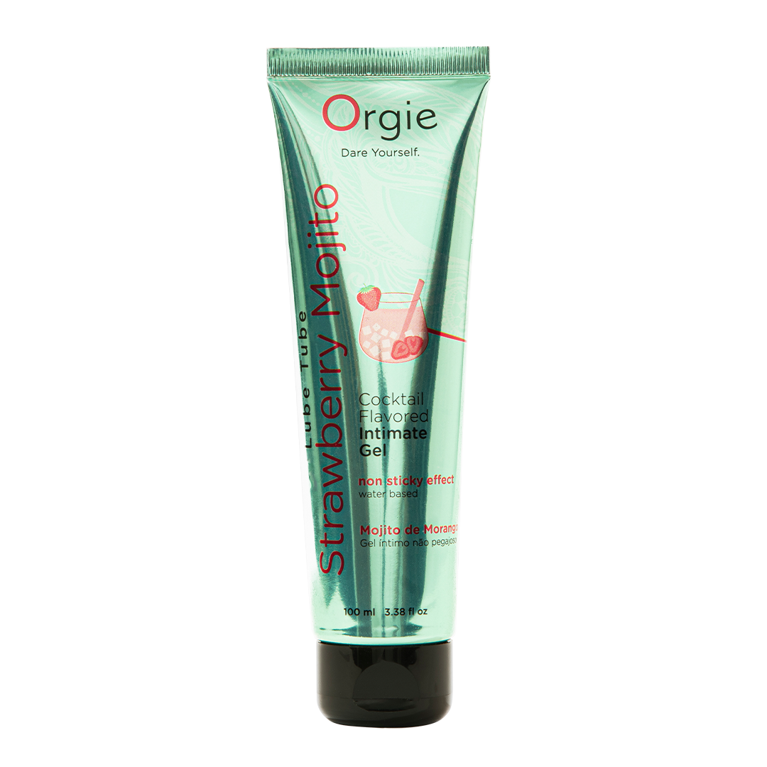 orgie-lube-tube-cocktail-gel-lubrifiant-fraise-mojito-100ml image 1