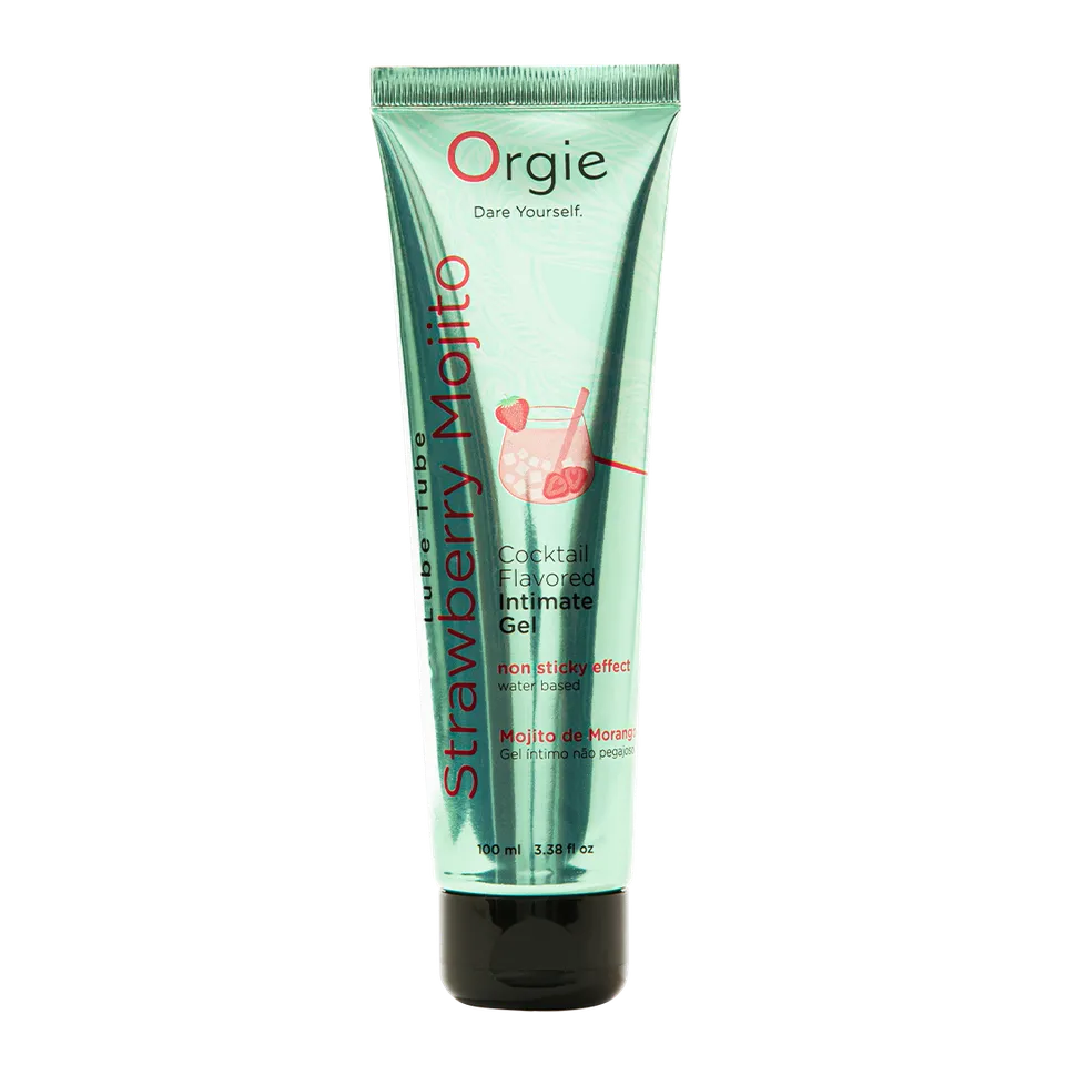 orgie-lube-tube-cocktail-gel-lubrifiant-fraise-mojito-100ml image 1
