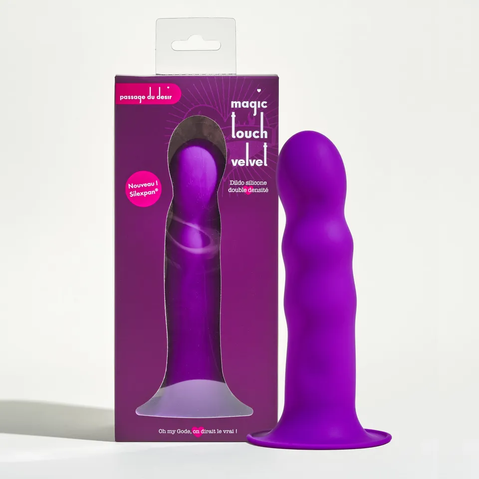passage-du-d-sir-magic-touch-velvet-gode-double-densit-silicone image 1