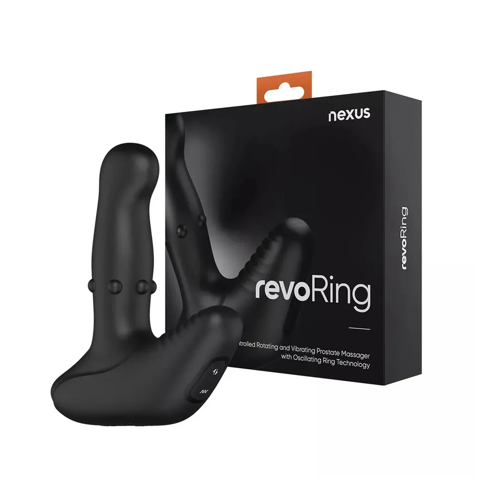 nexus-revo-ring-stimulateur-prostate-rotatif-noir-vibrant image 1