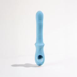 hyyo-honolulu-vibromasseur-ondulant-silicone-bleu-stries image 4