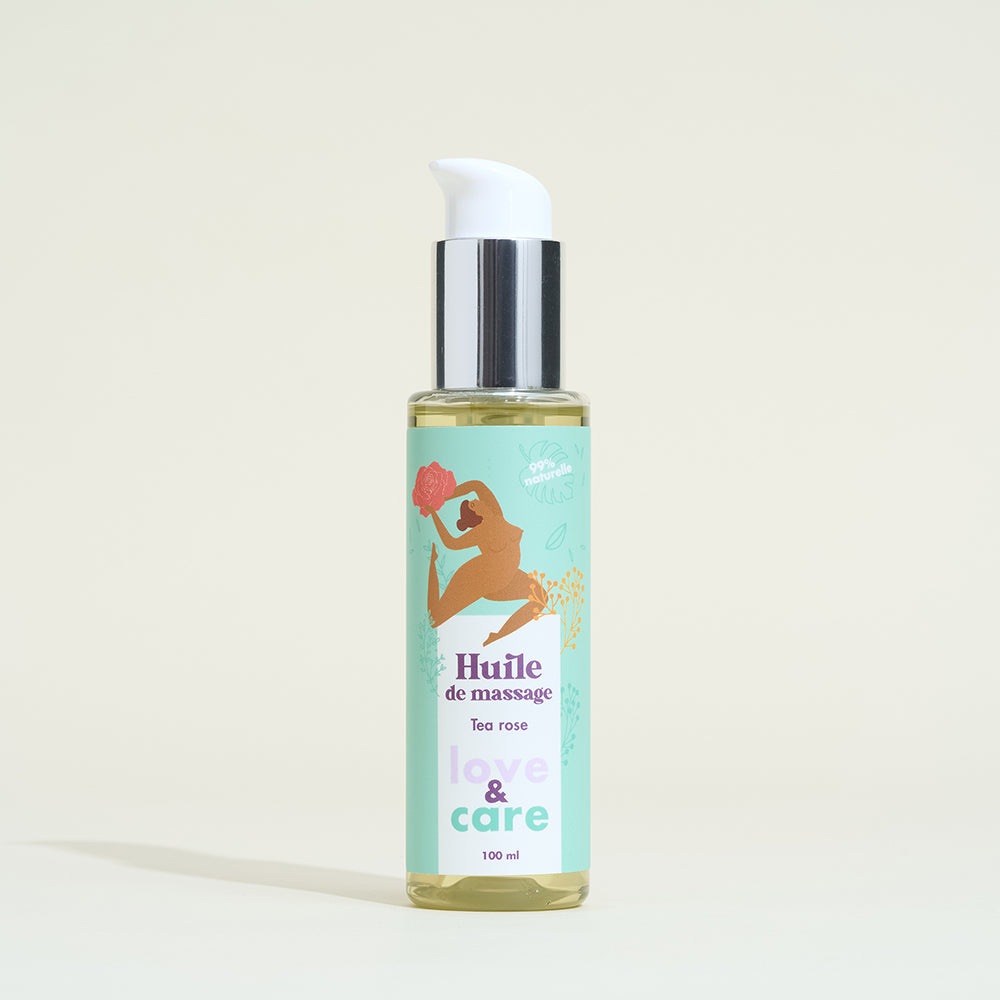 love-care-huile-de-massage-parfum-e-honey-milk-hydratante image 1