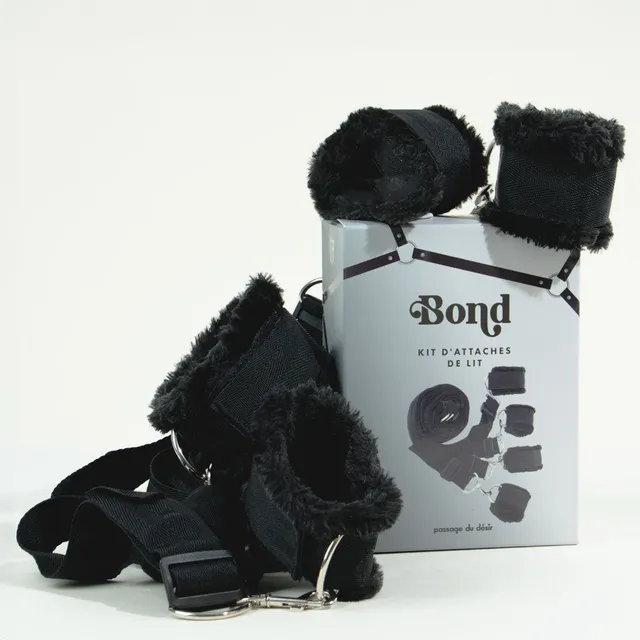 bond-kit-attaches-de-lit-bdsm-menottes-sangles-r-glables image 1