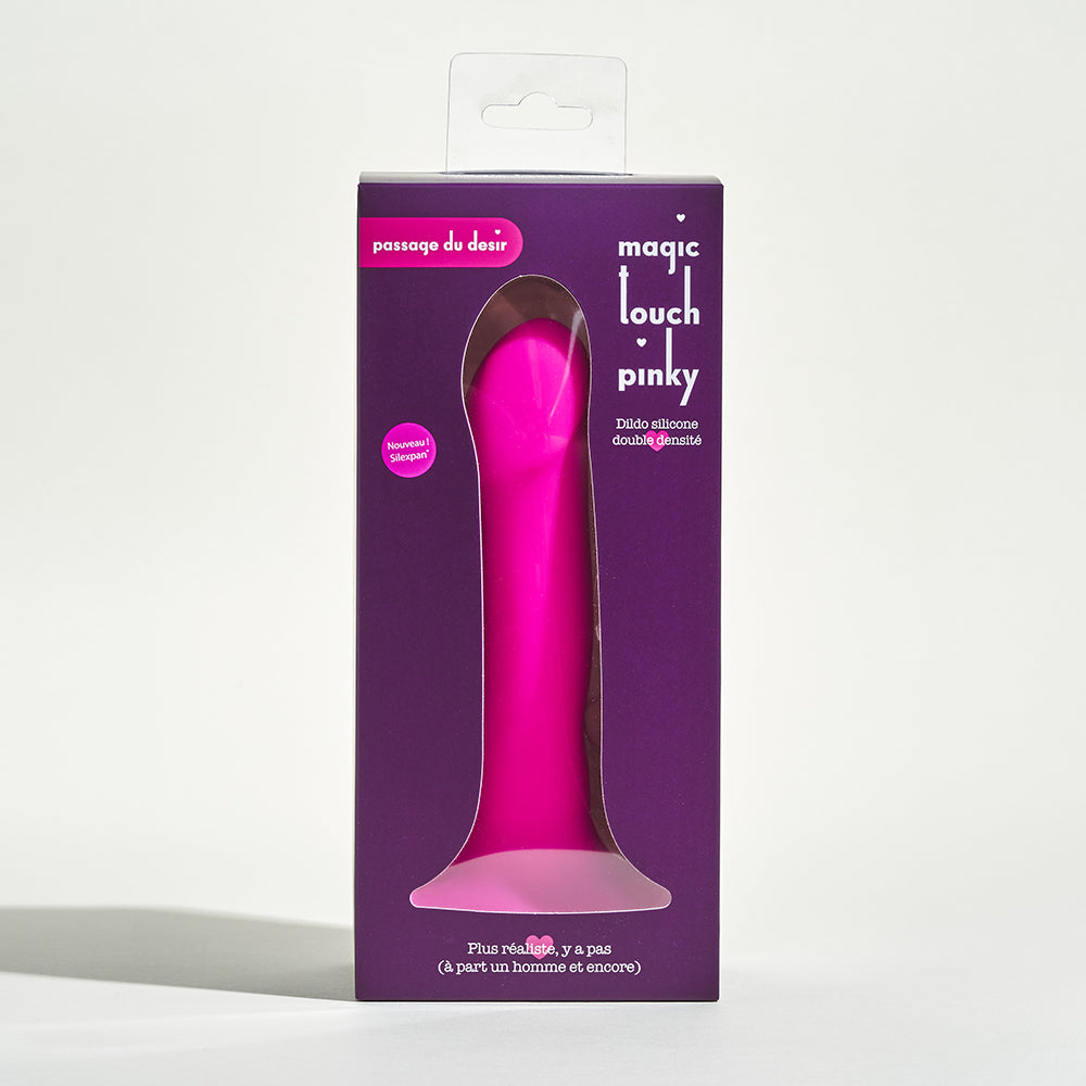 passage-du-d-sir-magic-touch-pinky-dildo-ventouse-silicone-2 image 3