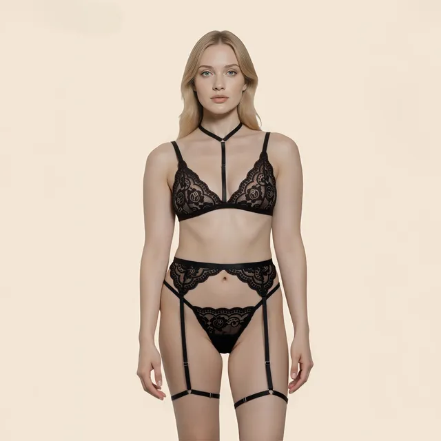 passage-du-d-sir-bella-ensemble-3-pi-ces-dentelle-noire-s-m image 1
