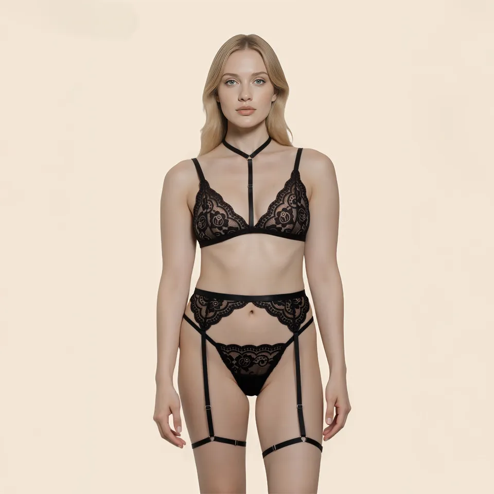 passage-du-d-sir-bella-ensemble-3-pi-ces-dentelle-noire-s-m image 1
