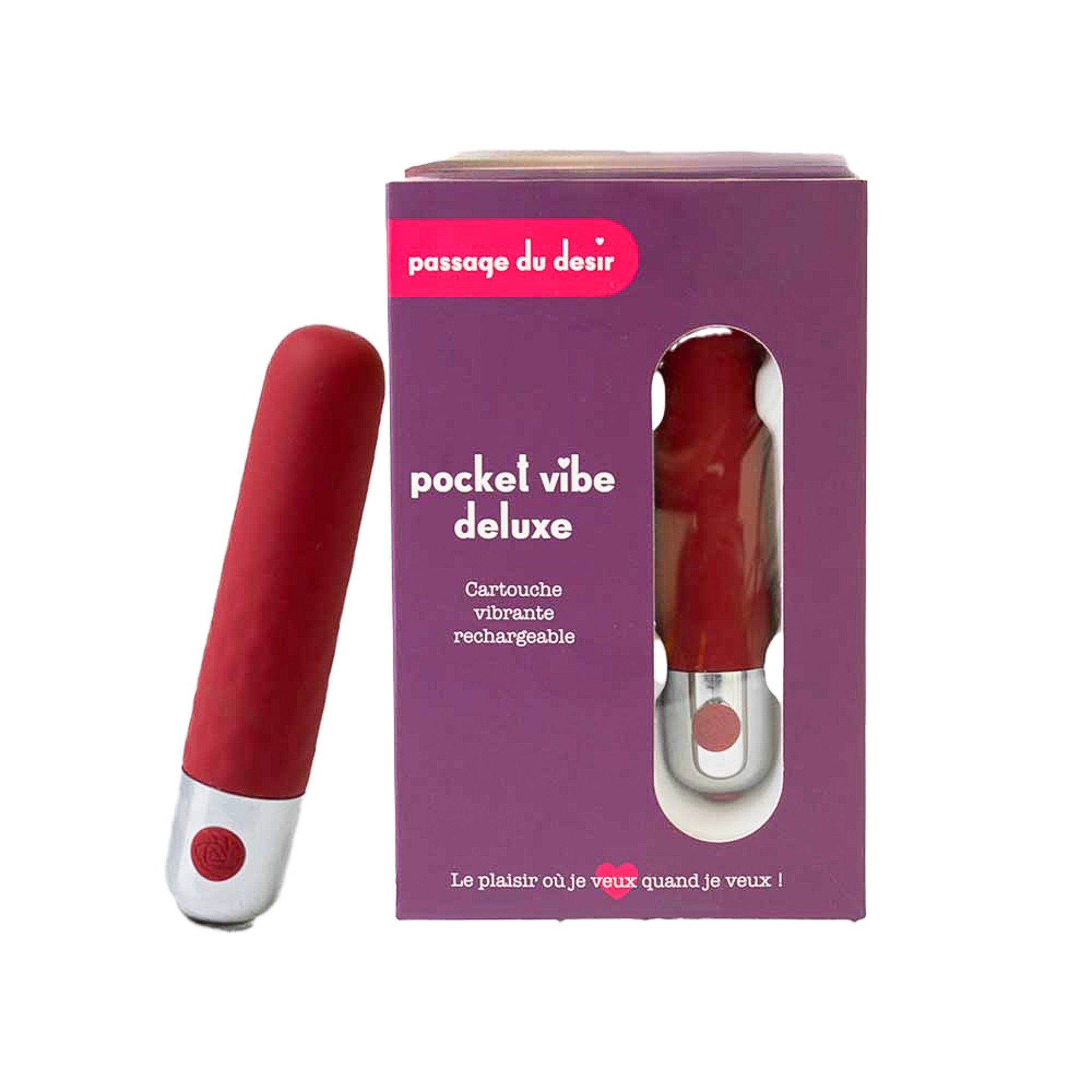 passage-du-d-sir-pocket-vibe-deluxe-mini-vibro-bordeaux image 1