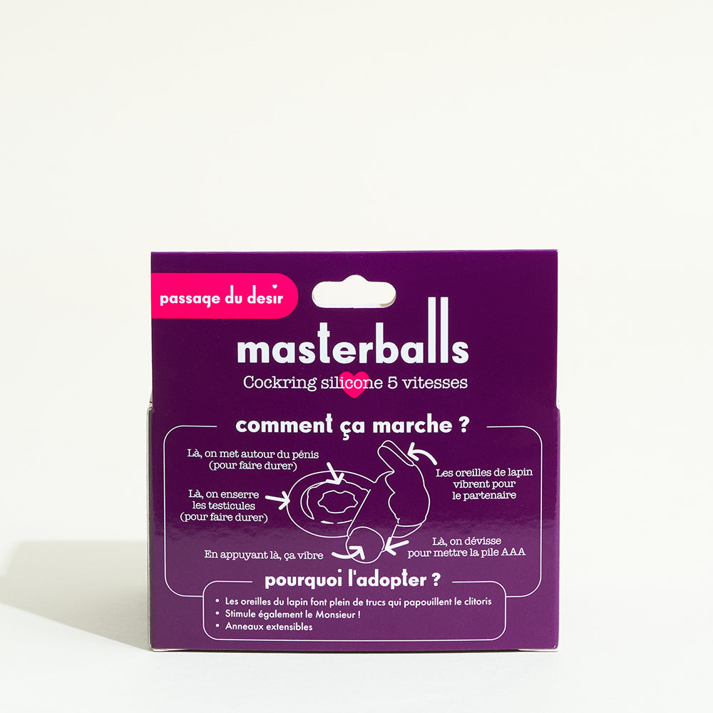 passage-du-d-sir-masterballs-double-cockring-vibrant-lapin-silicone image 4