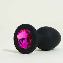 passage-du-d-sir-pink-secret-plug-anal-silicone-strass-rose-2 image 2