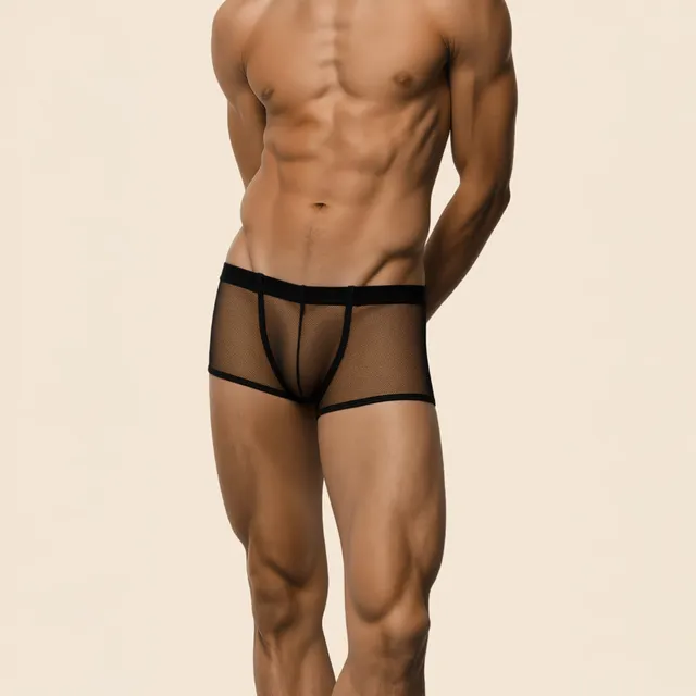 passage-du-d-sir-basil-boxer-transparent-homme-noir-r-sille image 1