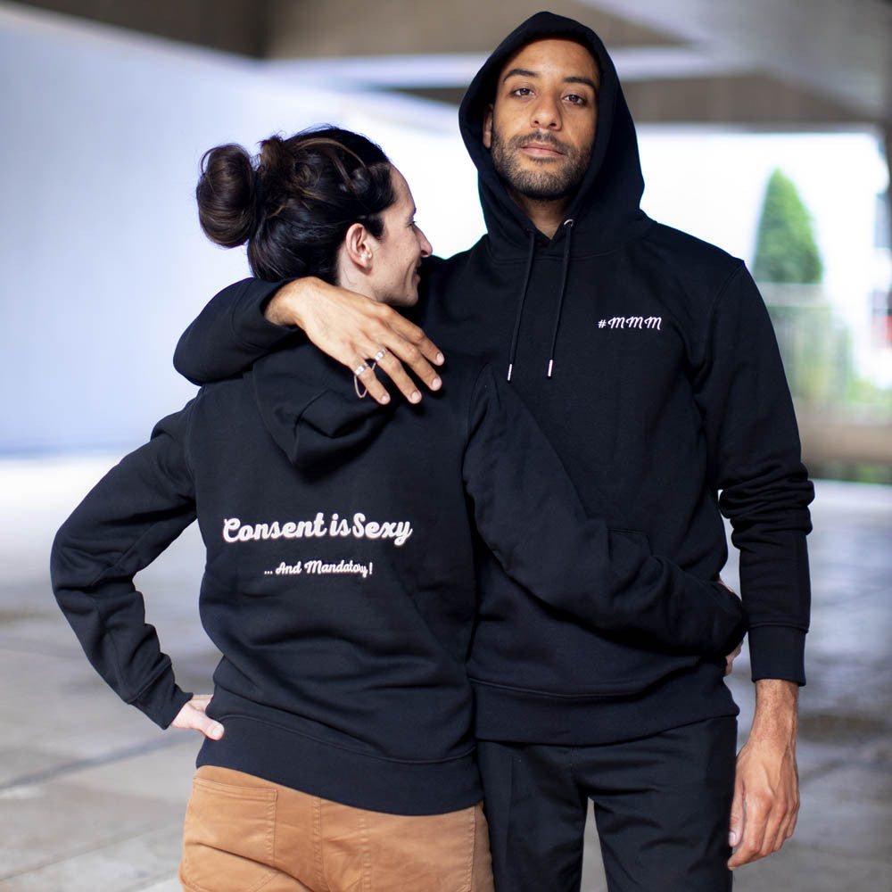 orgasme-moi-hoodie-consent-is-sexy-sweat-capuche-coton-bio image 1