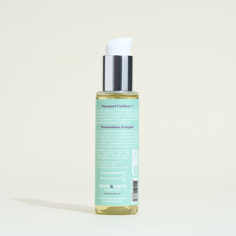 love-care-huile-de-massage-parfum-e-honey-milk-hydratante image 2