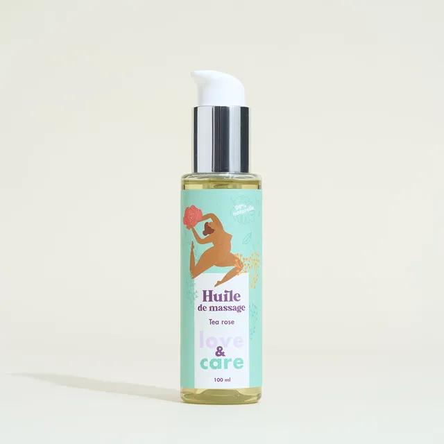 love-care-huile-de-massage-parfum-e-honey-milk-hydratante image 1