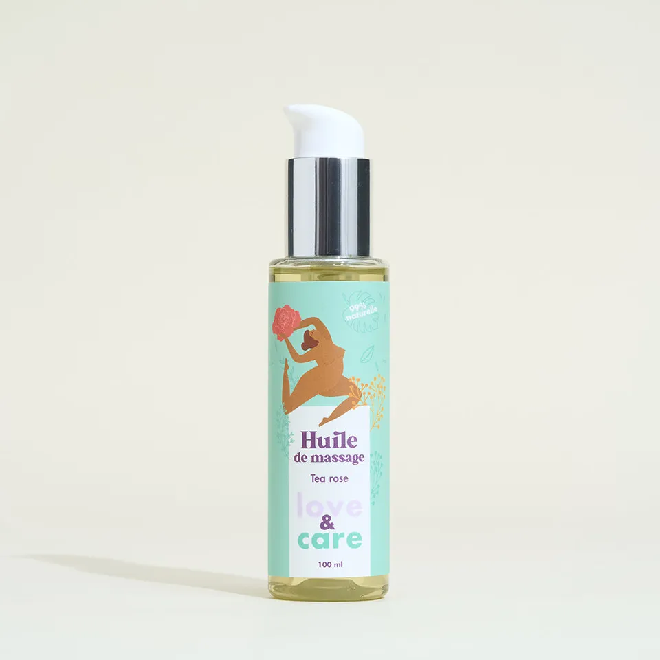 love-care-huile-de-massage-parfum-e-honey-milk-hydratante image 1