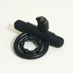 passage-du-d-sir-masterballs-double-cockring-vibrant-lapin-silicone-2 image 2
