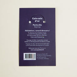 passage-du-d-sir-porte-cl-s-canard-dor-accessoire-humour image 3