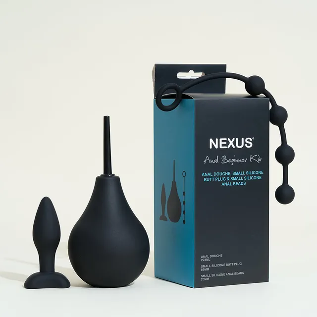 nexus-kit-anal-d-butant-silicone-plug-chapelet-poire image 1