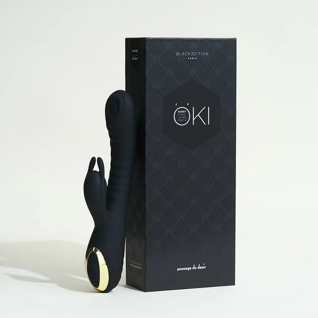 passage-du-d-sir-sextoy-vaginal-ki-tapping-rabbit-vibrant-noir image 1