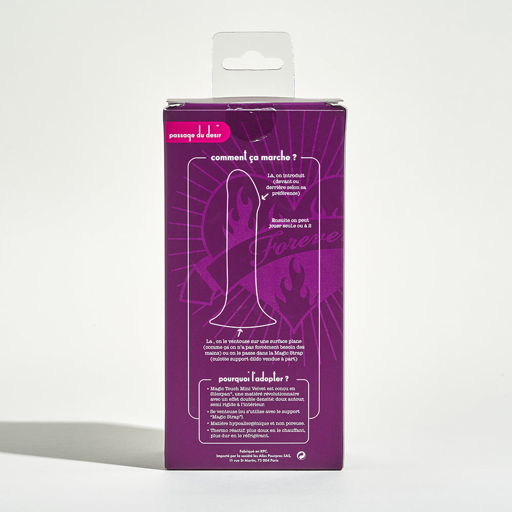 passage-du-d-sir-magic-touch-mini-velvet-dildo-ventouse-3 image 4