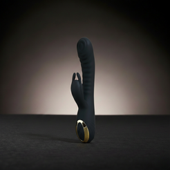 passage-du-d-sir-sextoy-vaginal-ki-tapping-rabbit-vibrant-noir image 3