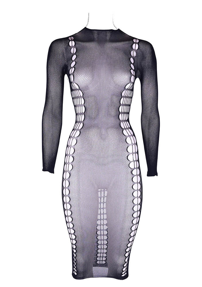 passage-du-d-sir-carme-robe-longue-sexy-r-sille-col-montant image 5