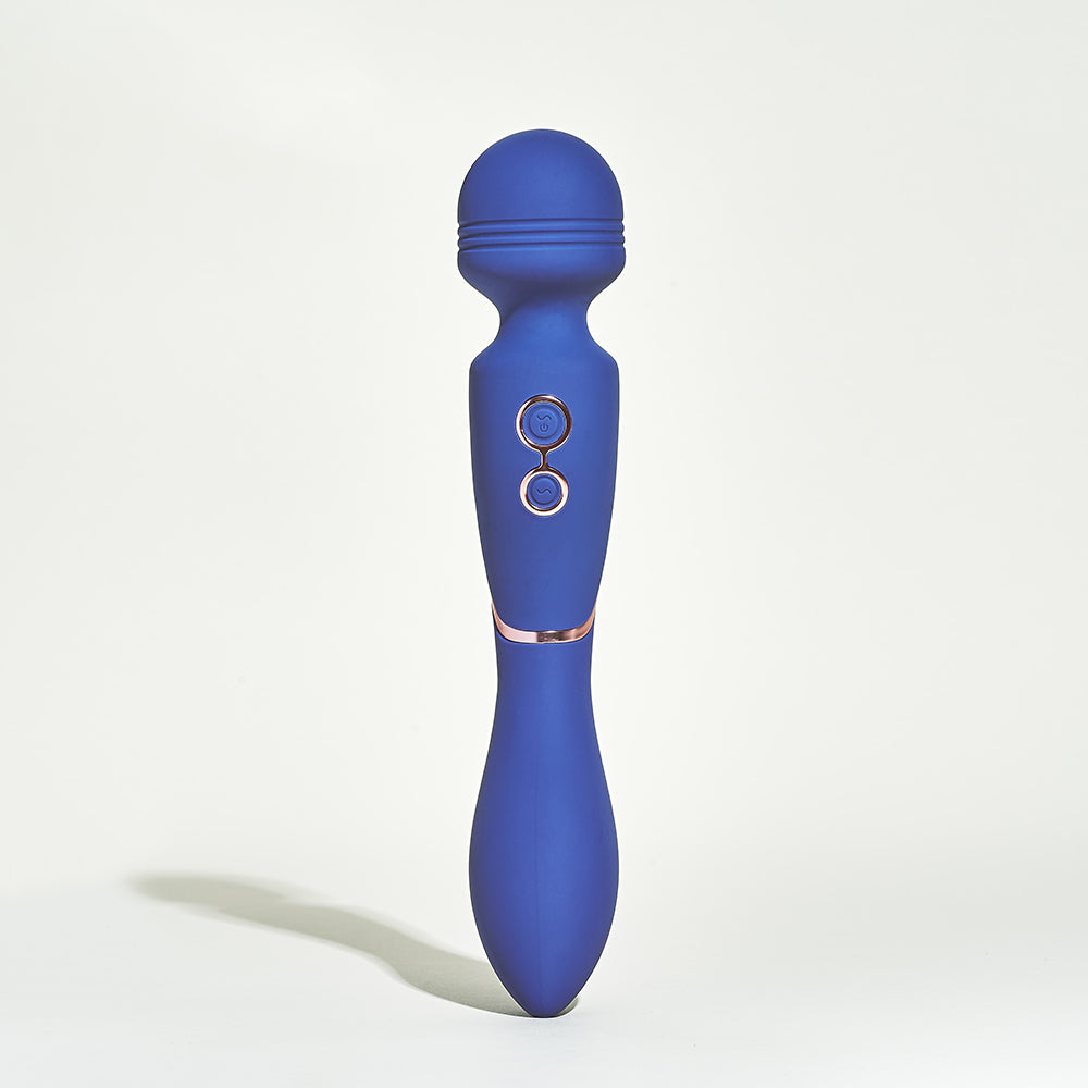 hyyo-fidji-wand-2-en-1-vibromasseur-bleu-gris-waterproof image 3