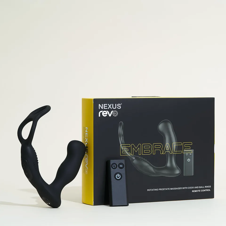 nexus-revo-embrace-stimulateur-prostatique-t-l-command-noir-rotatif image 1