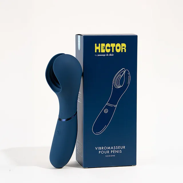 passage-du-d-sir-hector-vibro-p-nis-silicone-souple image 1