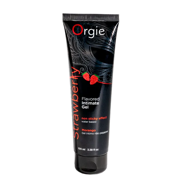 orgie-lube-tube-strawberry-gel-intime-fraise-base-eau image 1