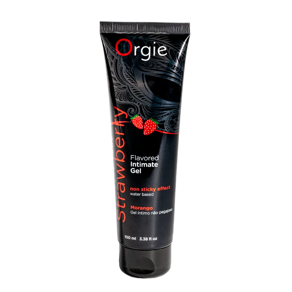 orgie-lube-tube-strawberry-gel-intime-fraise-base-eau image 1