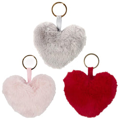 passage-du-d-sir-accessoires-heart-porte-cl-s-peluche-c-ur-8-cm image 2