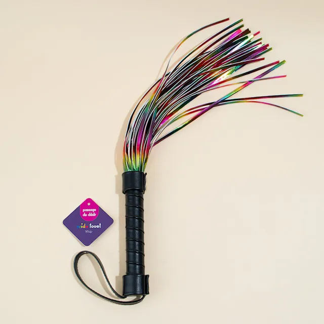 passage-du-d-sir-pride-whip-martinet-bdsm-bondage-doux-29-cm image 1