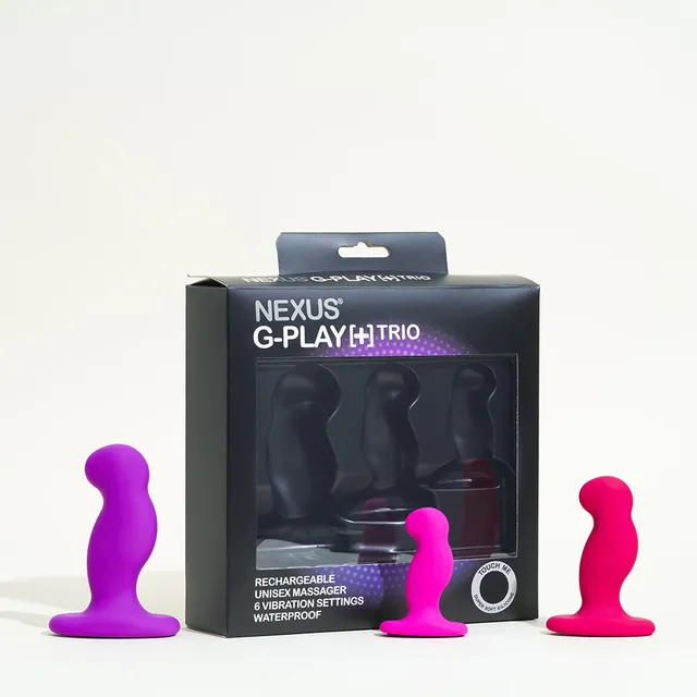 nexus-g-play-trio-plug-anal-vibrant-pack-3-tailles-silicone-2 image 1