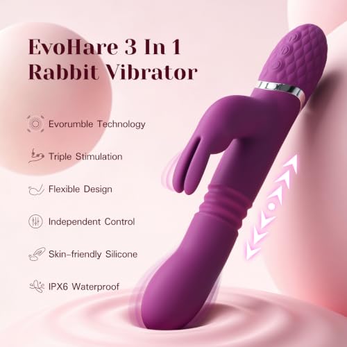 tracy-s-dog-deep-dive-evohare-3-en-1-vibromasseur-rabbit-va-et-vient image 2